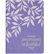 Christian Art Gifts Classic Journal He Who Promised Heb. 10:23 Bible Verse, Inspirational Scriptu...
