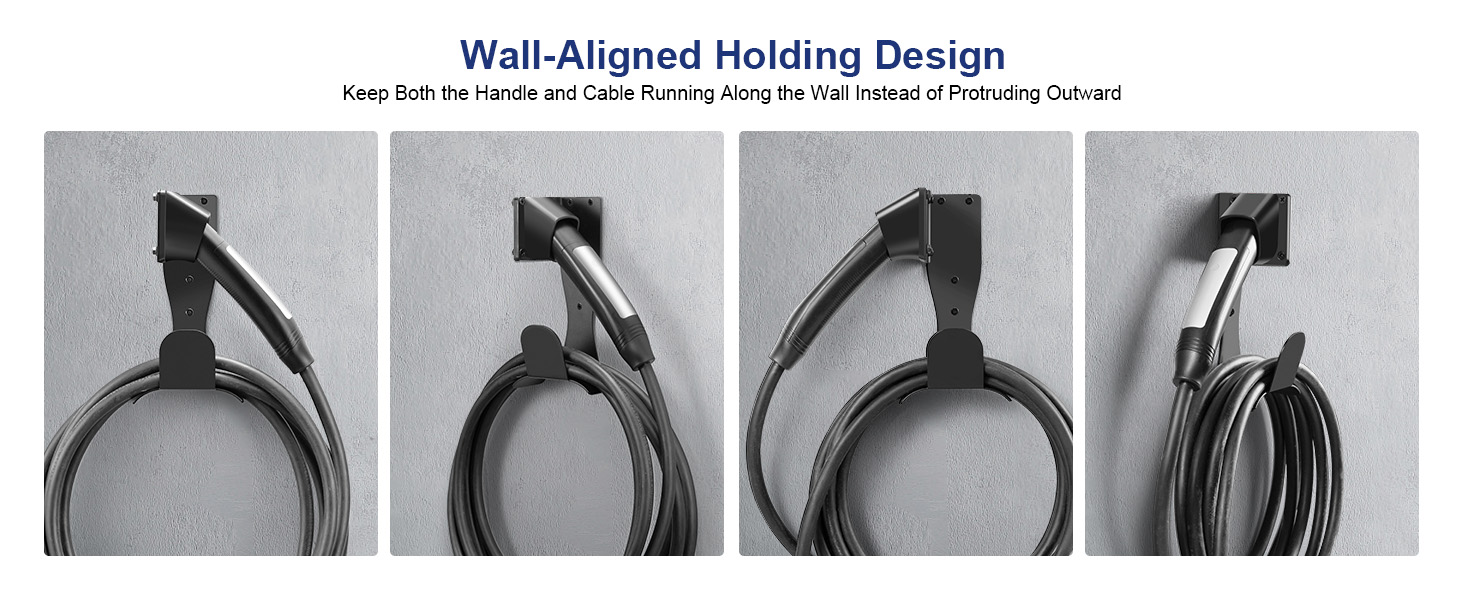 tesla nacs charger cable cord holder wall mount connector holster dock X Y 3 S gen 3 accessory