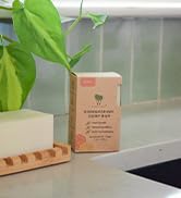 Solid Dishwashing Soap Bar, Plastic-Free Dish Soap for Kitchen &amp;amp; Hand-Washing, Vega...