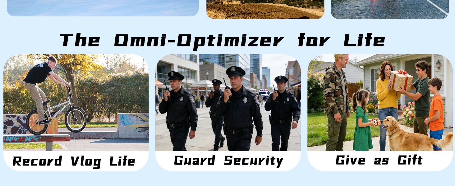 Body Cameras with Audio and Video Recording