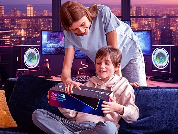 Wireless Charging Mouse Pad