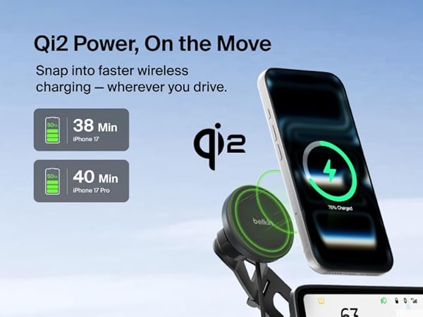 Belkin Wireless Charging EV Car Mount