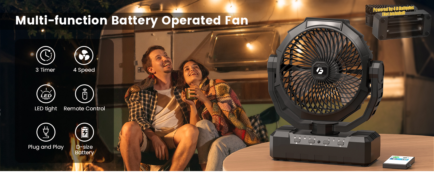 Battery Powered Fan