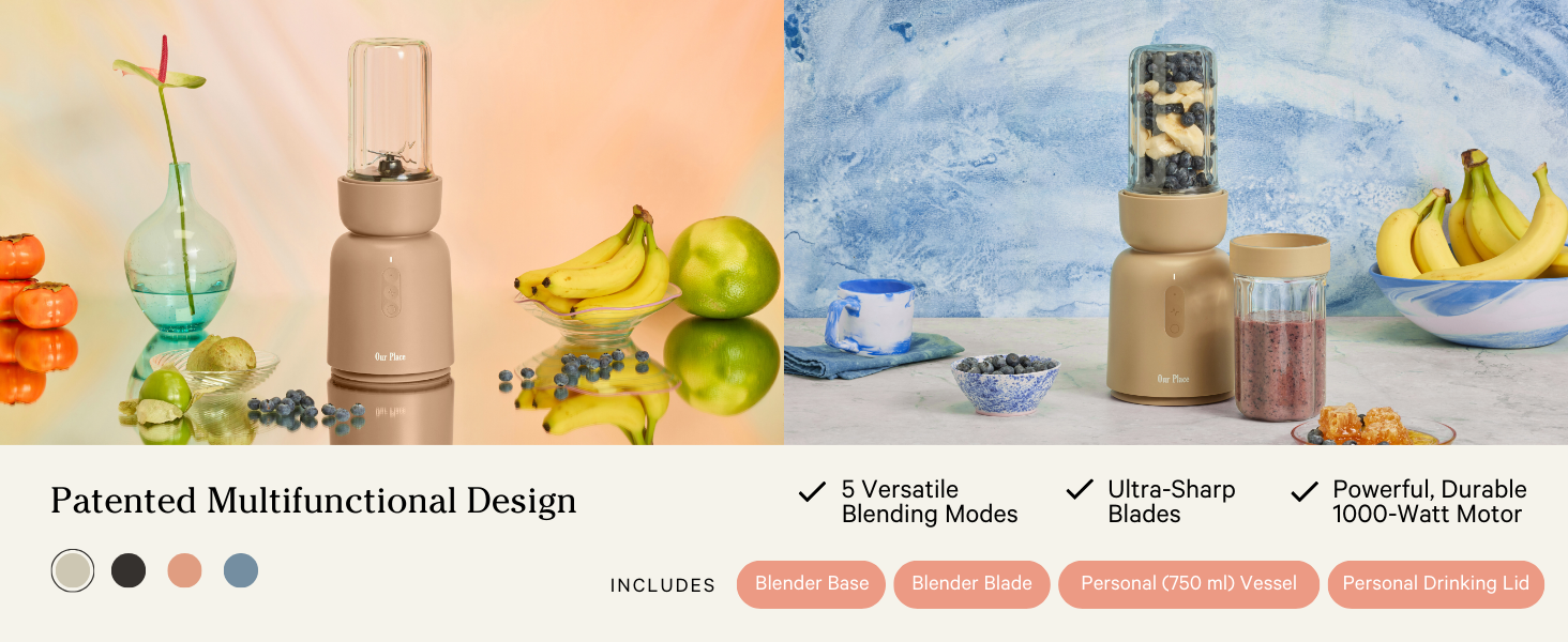 nonstick pot pan blender sharp blades smoothies shakes ninja bullet magic watts steel food processor