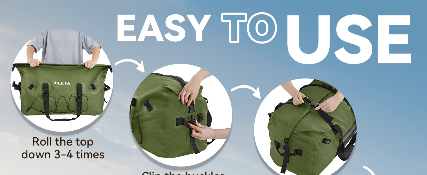waterproof duffel