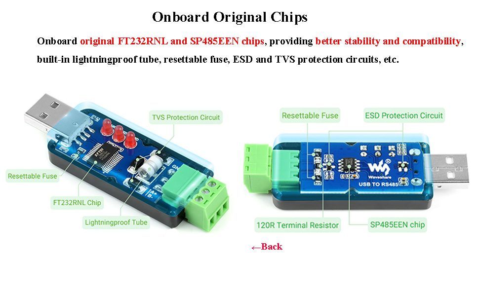 USB to RS485 Onboard Original Chips