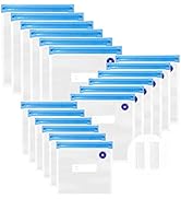 Sous Vide Bags - 20 pack Reusable Vacuum Sealer Bags for Sous Vide Cooking, 3 Sizes Food Storage ...