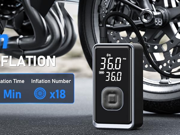 Portable Tire Inflator Fast Inflation