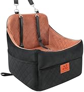 GL GLENSLAVE Dog Car Seat for Small/Medium Dogs, Dog Booster Car Seats with Thick Cushion for Dog...