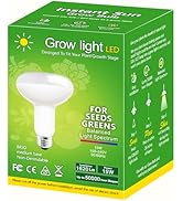 LED Plant Grow bulb, 15W, E26 / E27, Full-Spectrum Grow Light for Indoor Plants, with High PPFD, ...