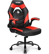 N-GEN Video Gaming Chair Ergonomic Computer Desk Office Chair with Lumbar Support Adjustable Heig...