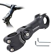 PSLER Adjustable Bike Stem - 31.8mm Handlebar &amp; 28.6mm Fork, 120mm Center Length, Aluminum Bicycl...