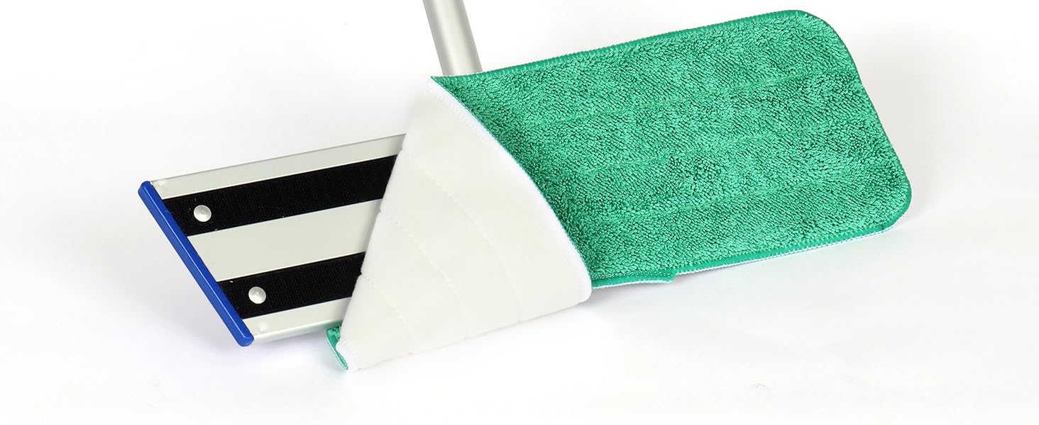 Scrubbing wet mop pads