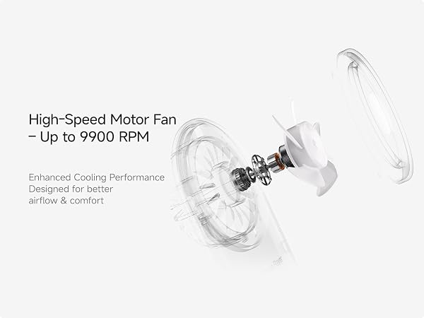 Magnetic phone fan