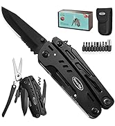 RoverTac Multitool Knife Tactical Camping Survival Knife Unique Christmas Gifts for Men Dad Husba...