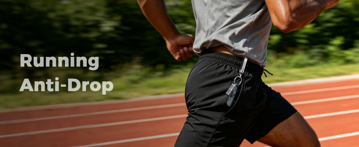 Secure Lock Stopper, Keys Stay Firm While Running