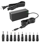 19V DC Power Supply 19V 3.42A Power Adapter for 65W 45W Laptop Monitor Speaker Compatible with As...