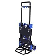 2-in-1 Folding Hand Truck Dolly 330LB Load Carrying Foldable Dolly