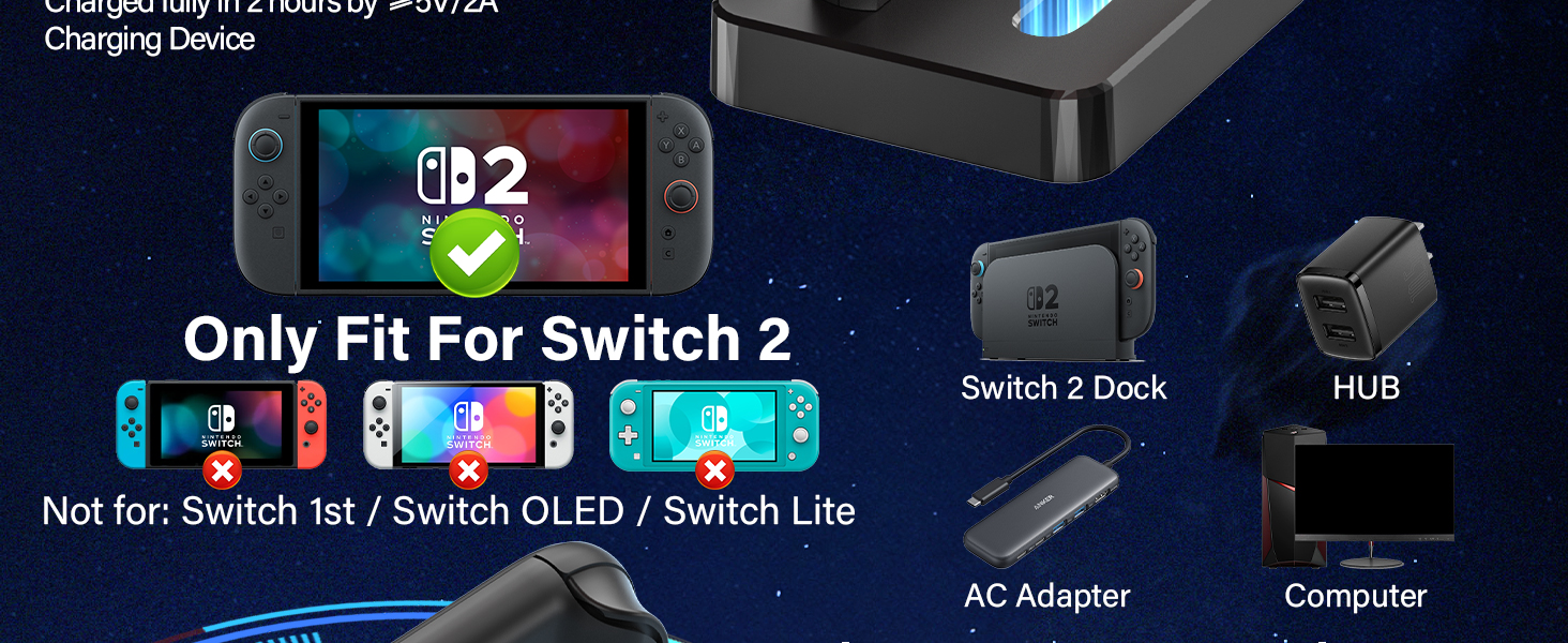 nintendo switch 2 joy con charger