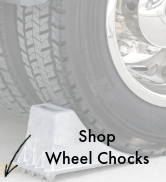 wheel chalk wheelchock semi accessories dock accessories