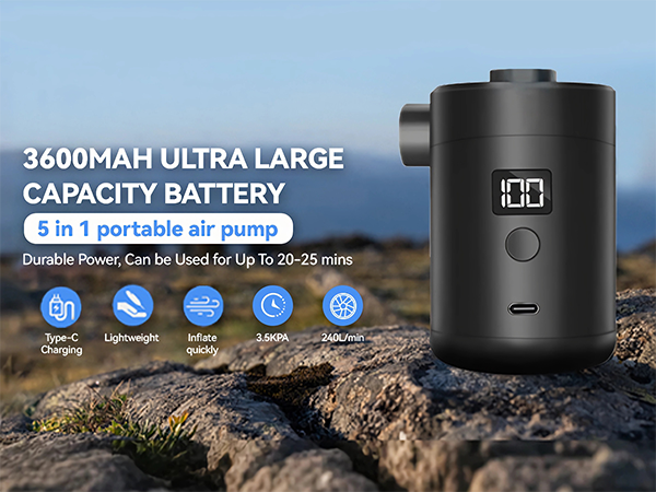 rechargeable air pump