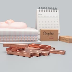 rose gold staples