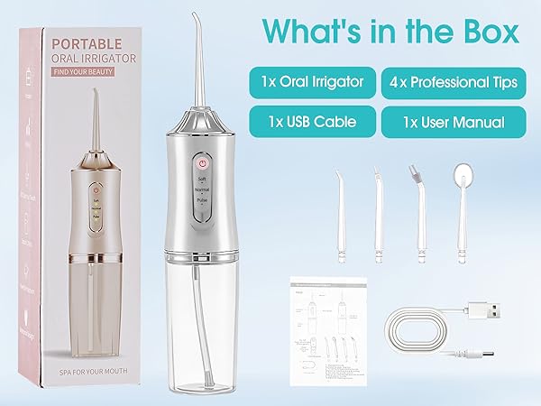 cordless water flosser portable