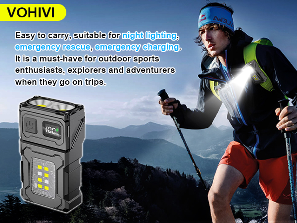 keychain flashlight rechargeable usb c