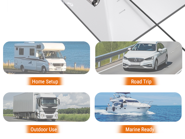 Home Setup Road Trip Outdoor Use Marine Ready