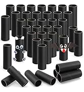 Tosnail 160-Pack Black Cardboard Tubes, Ultra Thick Craft Tubes, Empty Toilet Paper Towel Rolls B...