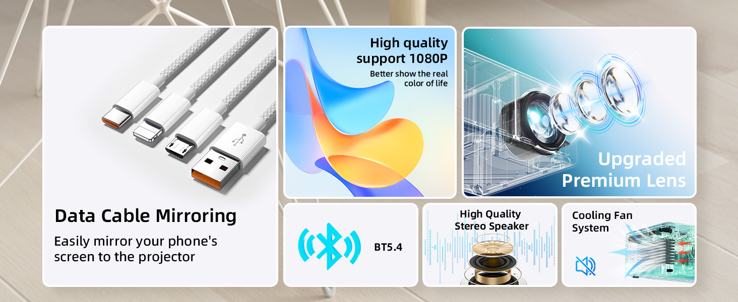 PVO mini Projector portable