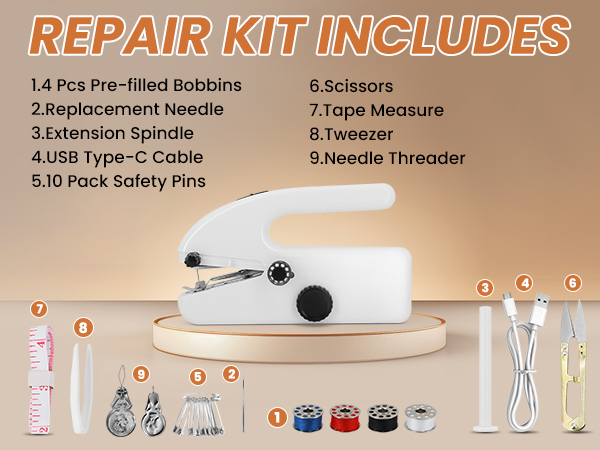 hemming machine gun mini sewing machine for adults makina de coser ropa patch sewing machine