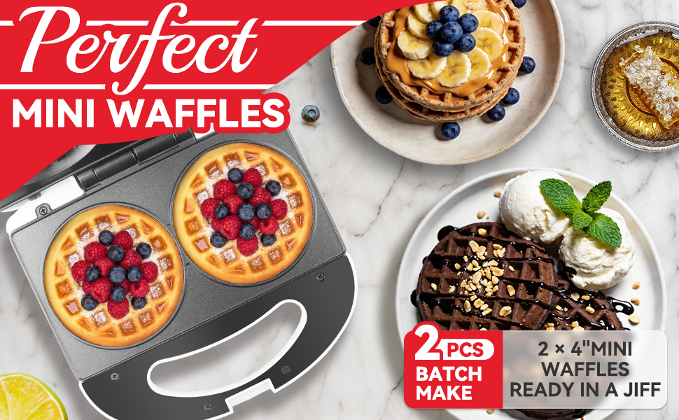 Perfect Mini Waffles