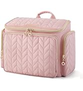 BAGSMART Travel Toiletry Bag, Large Wide-open Travel Bag for Toiletries, Makeup Cosmetic Travel B...