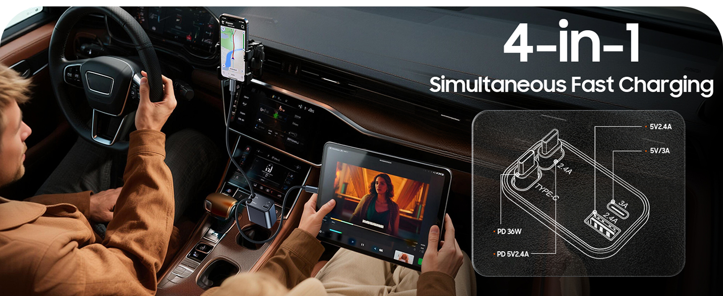 Retractable Car Charger