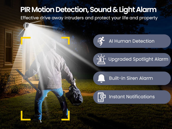 Integrated spotlight and siren