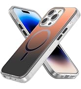 AUROX Magnetic Case for iPhone 14 Pro Case, Compatible with MagSafe, Shockproof Military-Grade Pr...