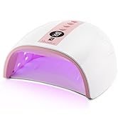 MelodySusie Cordless UV Nail Lamp with 3 Timers &amp; Smart Sensor, P-Plus30G Rechargeable UV Light C...