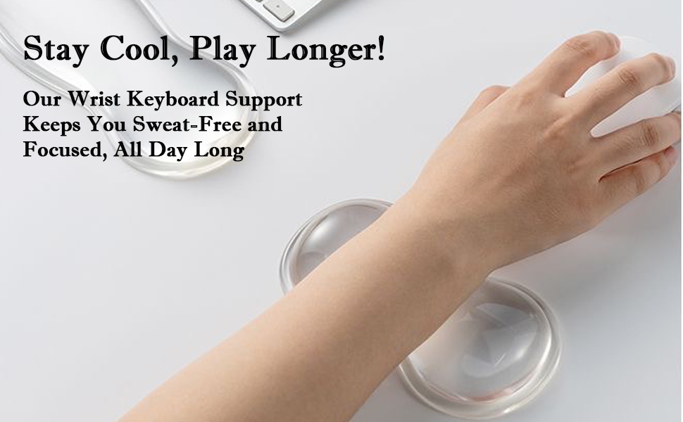 Keyboard Mouse Wrist Rest Pad
