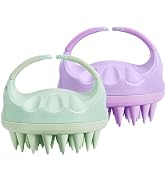 HEETA Scalp Massager Hair Growth with Soft Silicone Bristles to Remove Dandruff and Relieve Itchi...