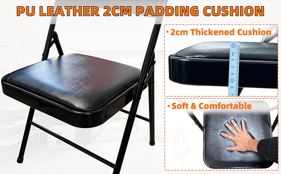 2CM THICKENED PU LEATHER PADDING CUSHION