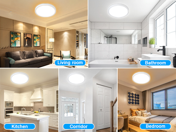 Suitable for all living areas, bedroom, kitchen, dining room and small living room