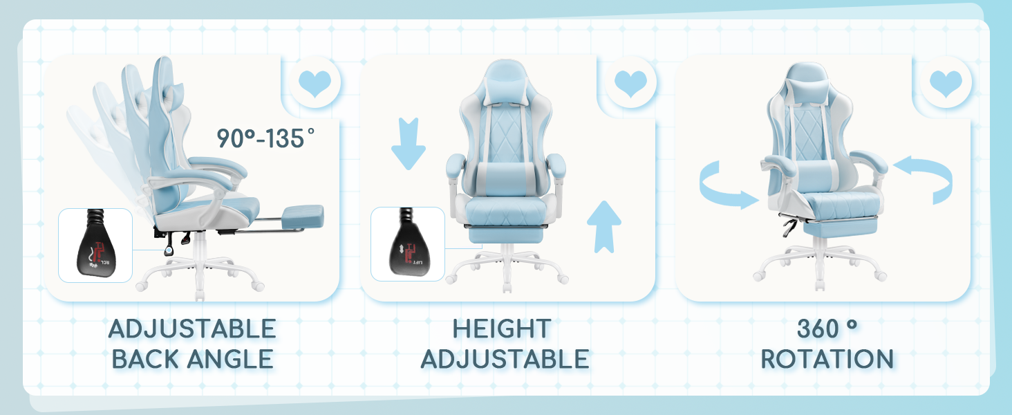 Height and Back Adjustable