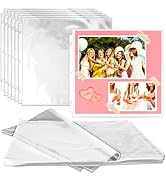 Vmiapxo 12x12 Inch Scrapbook Page Protectors (100 Pack) Fit 3 Ring Scrapbooking Binder, Clear Pla...