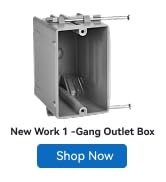 New Work Outlet Box 1-Gang