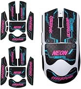 ULTRAEQUIP 2-Pack Cyberpunk-Neon Mouse Grip Tape for Viper V3 Pro / V4 Pro - 0.5mm Ultra-Thin Pre...