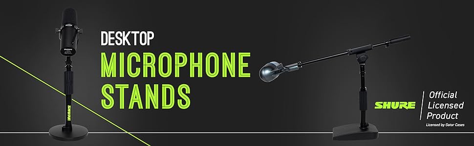 SHURE Desktop Microphone Stands