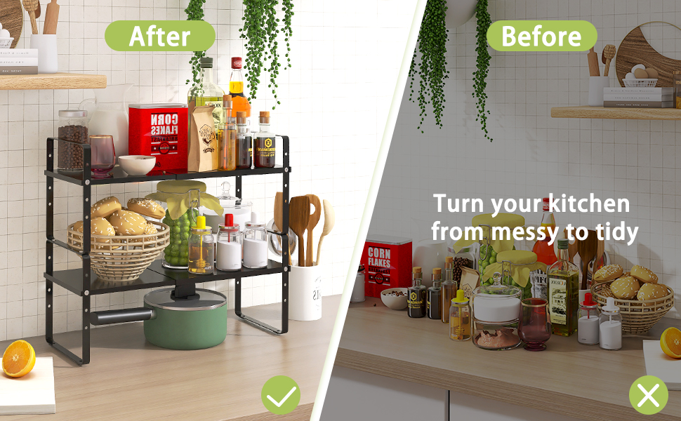 shelf risers for cabinets