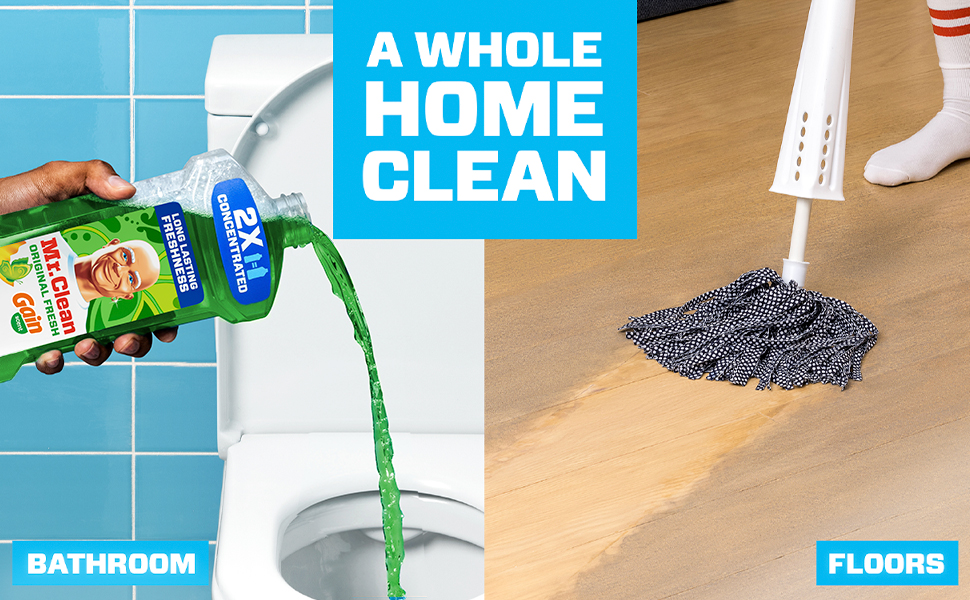 Mr. Clean Multi Surface Cleaner with Gain Original Scent - A Whole Home Clean