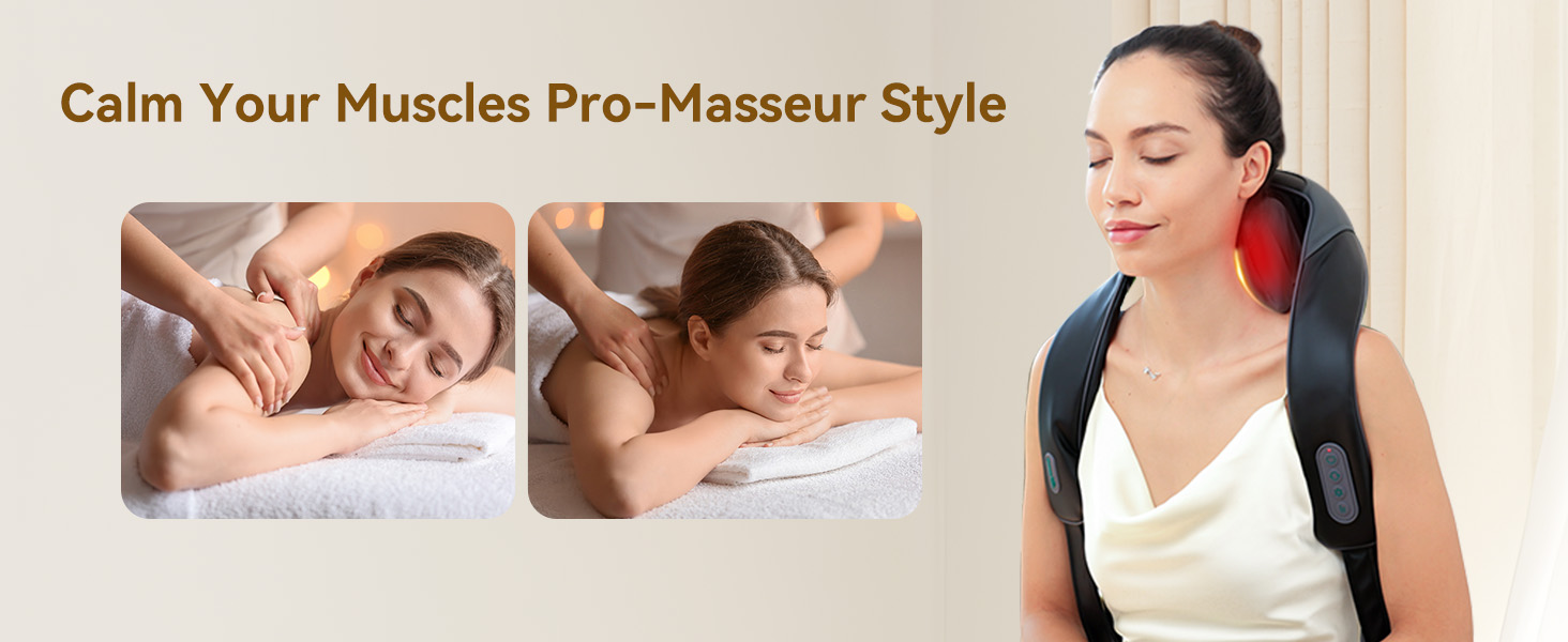 Snailax neck shoulder massager